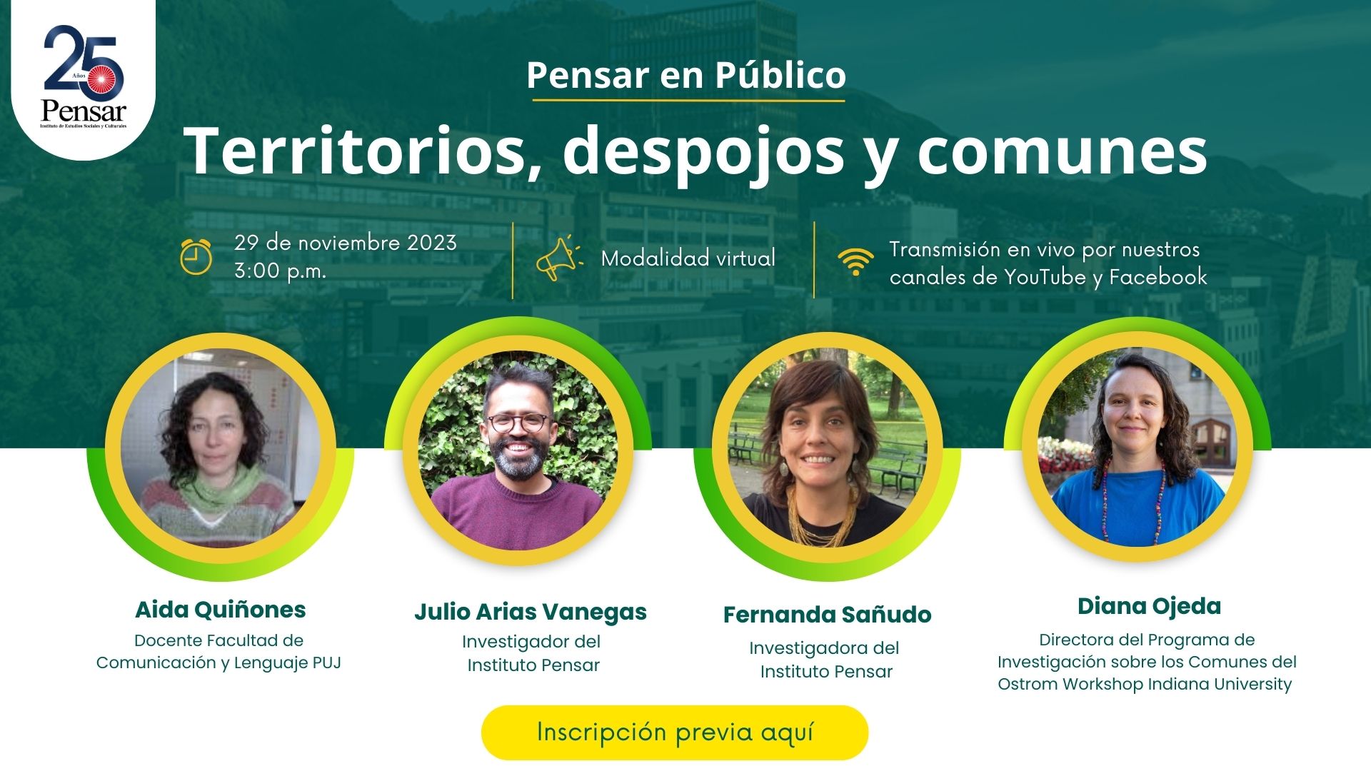Territorios, despojos y comunes Pontificia Universidad Javeriana